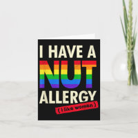Womens Funny Lesbian Shirt Ich habe eine Nut Aller