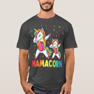 Womens Funny Mamacorn Unicorn Costume Mom Mother's T-Shirt