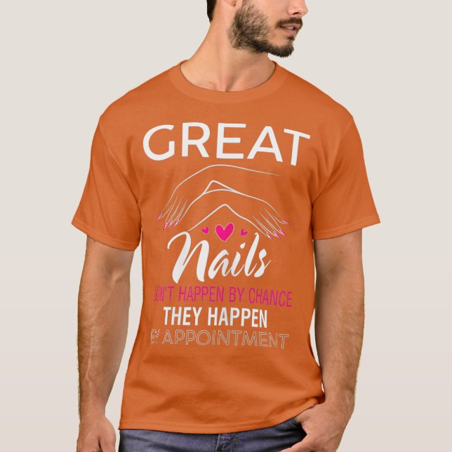 Womens Funny Nail Tech Shirt Great Nail Donby (Vorderseite)