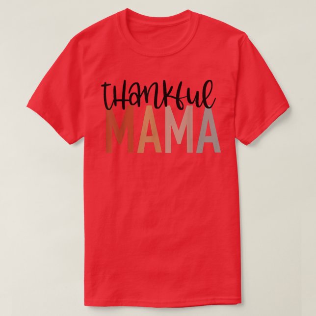 Womens Funny One Thanksse Mama Herbst Herbstdanken T-Shirt (Design vorne)