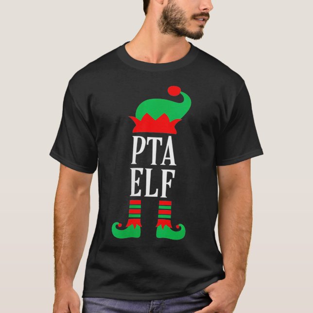 Womens Funny PTA Elf Parent Teacher Association VN T-Shirt (Vorderseite)