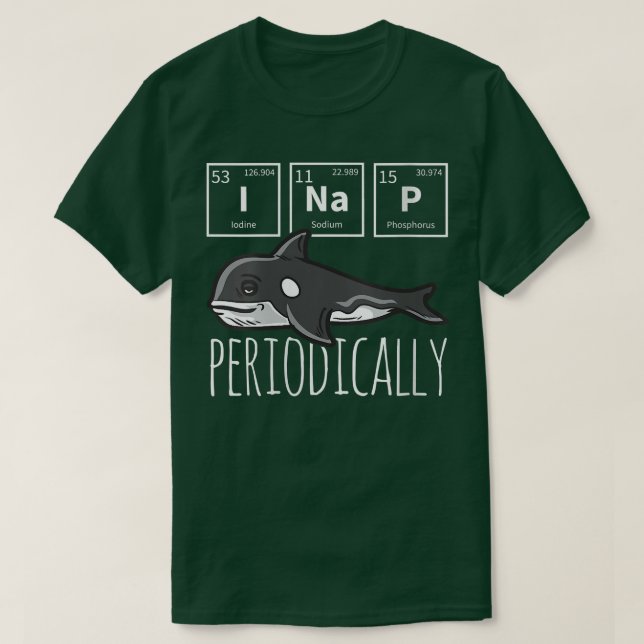 Womens Funny Science I NICKERCHEN Periodic Table M T-Shirt (Design vorne)