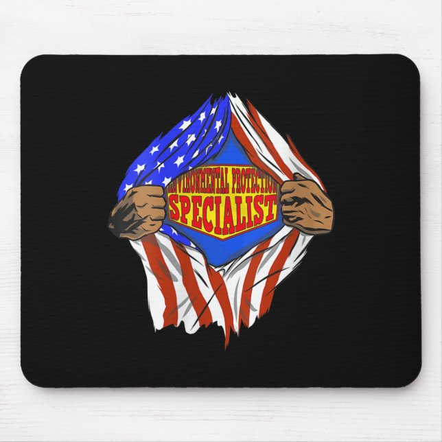 Womens Funny Super Environmental Protection Mousepad (Vorne)