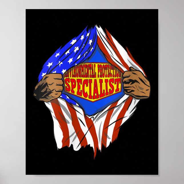 Womens Funny Super Environmental Protection Poster (Vorne)