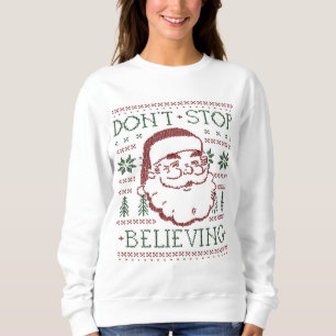 Womens Funny Ugly Weihnachtskraut Sweatshirt