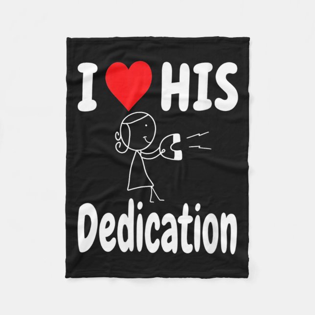 Women's Funny Valentine's Day Couple Matching I Lo Fleecedecke (Vorderseite)