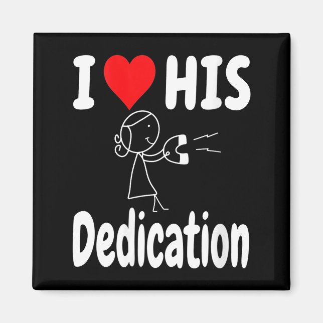 Women's Funny Valentine's Day Couple Matching I Lo Magnet (Vorne)