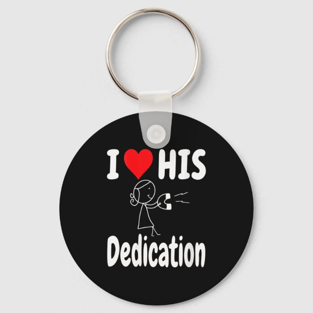 Women's Funny Valentine's Day Couple Matching I Lo Schlüsselanhänger (Vorderseite)