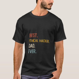 Womens Funny Vater Best Ethnischer Hacker Vater Ev T-Shirt