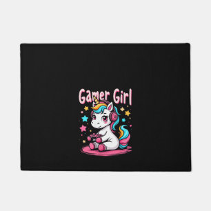 Womens Gamer Girl Unicorn Tank Top_1 Fußmatte