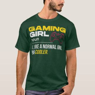Womens Gaming Girl Noun Definition Video Game Play T-Shirt