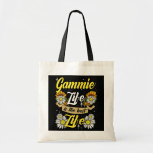 Womens Gammie Life ist das beste Leben Sonnenblume Tragetasche