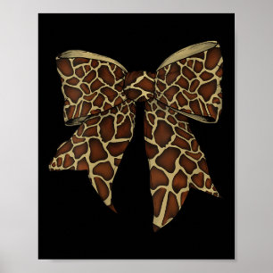 Womens Giraffe Tiermuster Niedlich Halloween Costu Poster