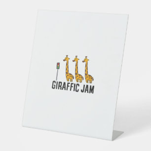 Womens Giraffic Jam Funny Giraffe Giraffe Pun Nied Sockelschild