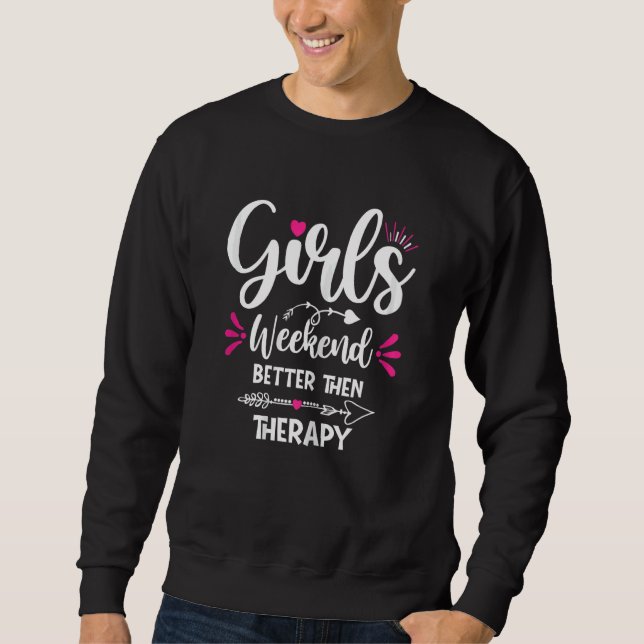 Womens Girls Weekend Trip 2023 Girls Weekend Bette Sweatshirt (Vorderseite)