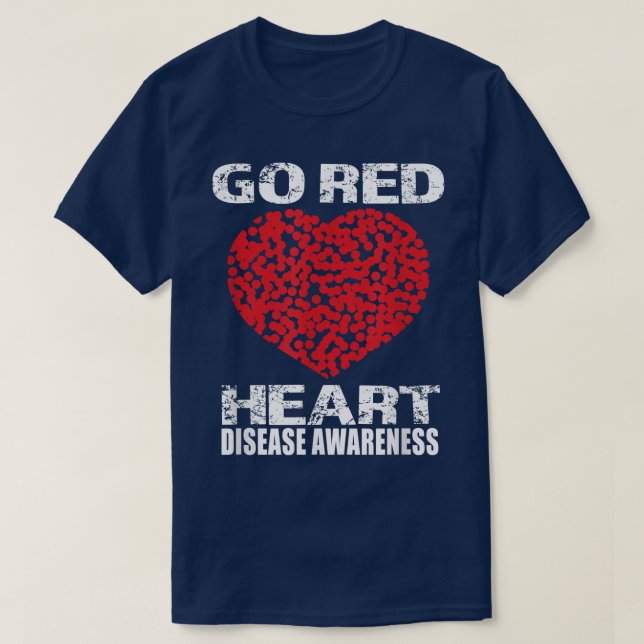 Womens Go Red For Heart Health Awareness Month 202 T-Shirt (Design vorne)