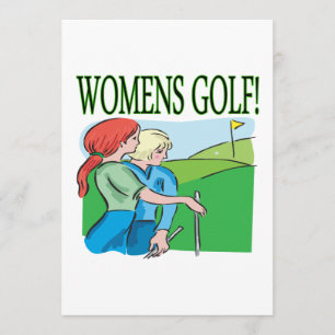 Womens Golf Einladung