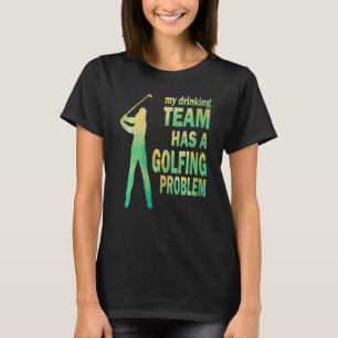 Womens Golf Fun Crazy Golf Dry Fit T-Shirts für Go