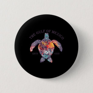 Womens Golf von Mexiko Schildkröte Vintage Funny-V Button