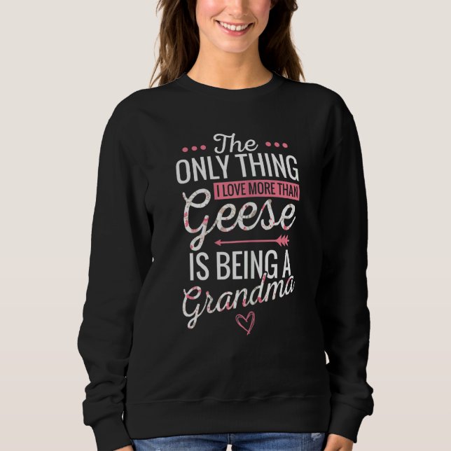 Womens Goose Grandma Sweatshirt (Vorderseite)