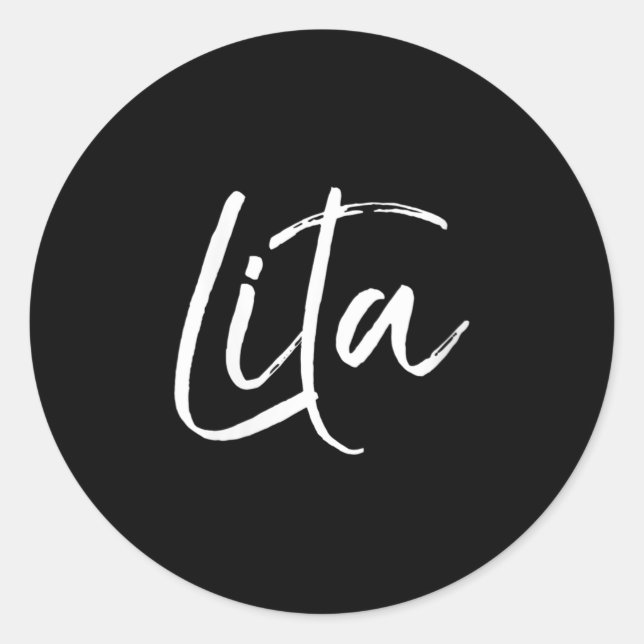 Womens Grandma Gift In Spanish Abuelita New Abuela Runder Aufkleber (Vorderseite)