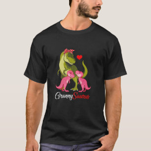 Womens Grannysaurus Rex Granny Mama Saurus Dinosau T-Shirt