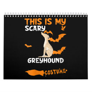 Womens Greyhound Brindle Kostüme Halloween Lazy Kalender