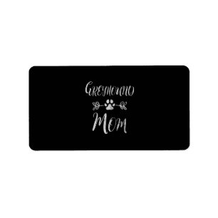 Womens Greyhound Mama Shirt Italienisches Greyhoun Adressaufkleber