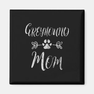 Womens Greyhound Mama Shirt Italienisches Greyhoun Magnet