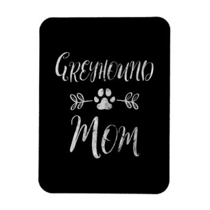 Womens Greyhound Mama Shirt Italienisches Greyhoun Magnet