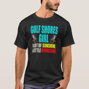 Womens Gulf Shows Alabama Girl Sunshine Hurrikan T-Shirt