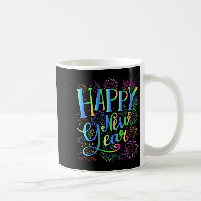 Womens Happy New Year 2026 V-neck  Kaffeetasse (Rechts)