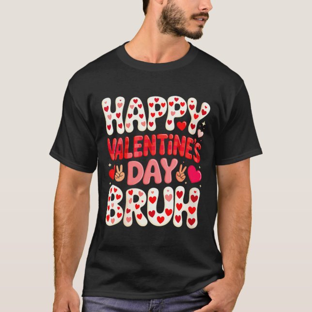 Women's Happy Valentine's Day Hearts Matching Kids T-Shirt (Vorderseite)