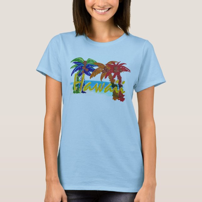 Womens Hawaii Beach Shirt (Vorderseite)