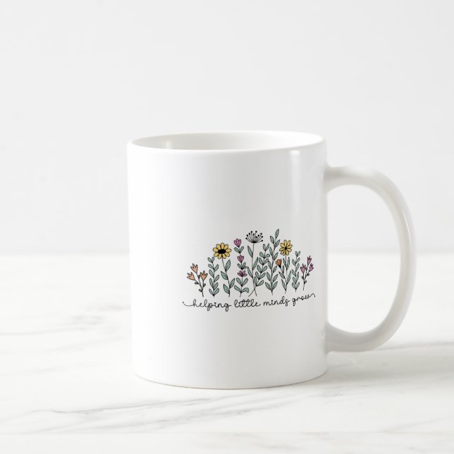 Women's Helping Little Minds Grow Back To School W Kaffeetasse (Rechts)