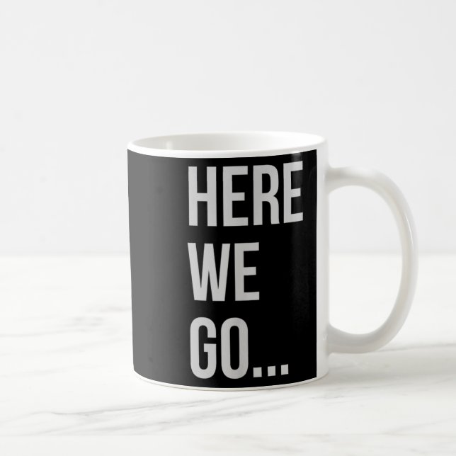 Womens Here We Go Xl Heather Blue  Kaffeetasse (Rechts)