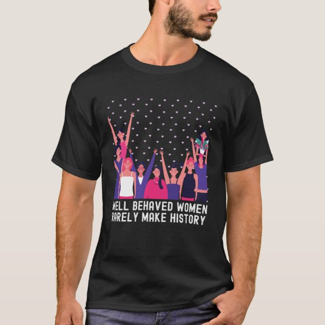 Women's History Month Group  Quotes Family T-Shirt (Vorderseite)