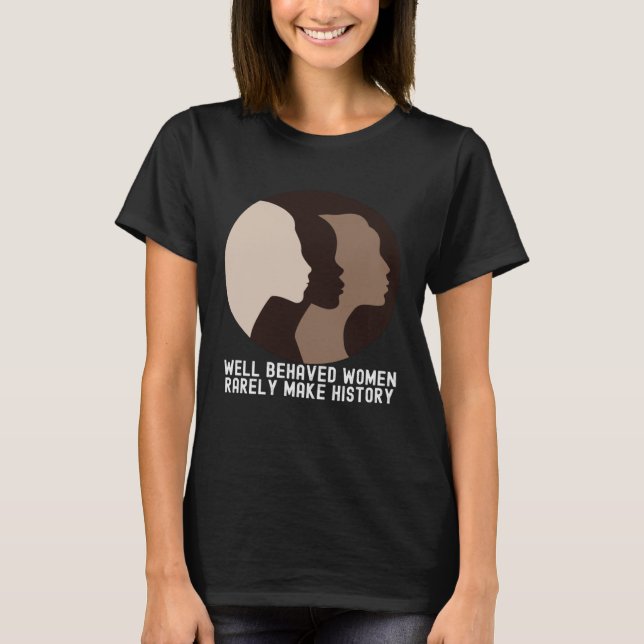 Women's History Month  Quotes Family Cute T-Shirt (Vorderseite)