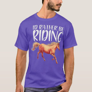 Womens Horse Rider Id statt Reitsport Lov T-Shirt