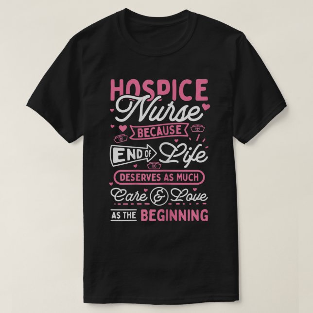 Womens Hospice Nurse T-Shirt (Design vorne)