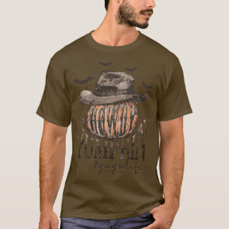 Womens Howdy Pumpkin Yaya, Halloween Yaya T-Shirt