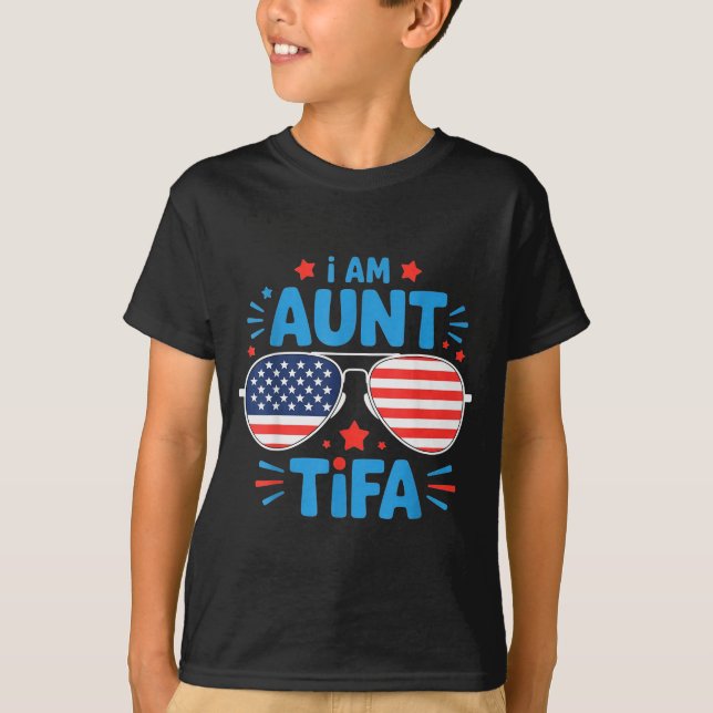 Womens I Am Aunt Tifa Tee  (Vorderseite)