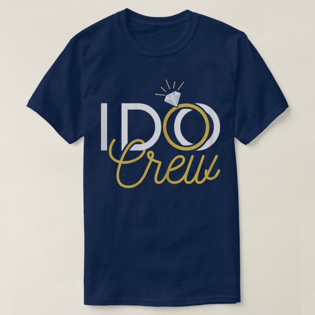 Womens I Do Crew  Bride Bachelorette Party Bridal  T-Shirt (Design vorne)
