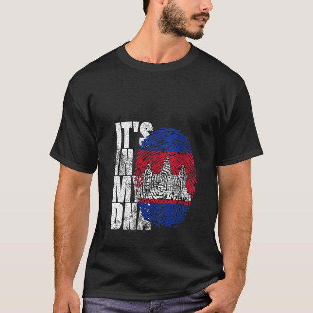 Womens It s In My DNA Cambodian Gifts Khmer Kampuc T-Shirt (Vorderseite)