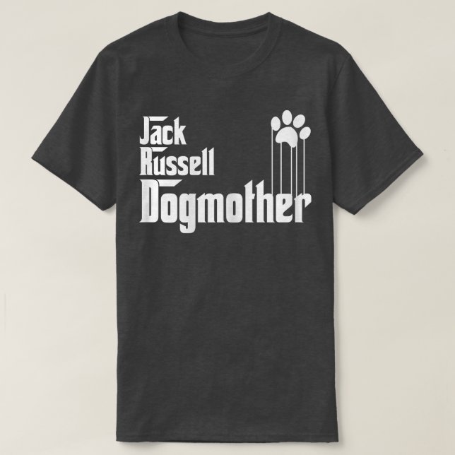 Womens Jack Russell Dog Mama, Jack Russell Dog Mot T-Shirt (Design vorne)