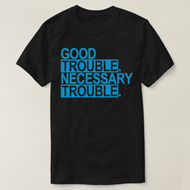 Womens John Lewis Good Necessary Trouble VNeck T-Shirt (Design vorne)