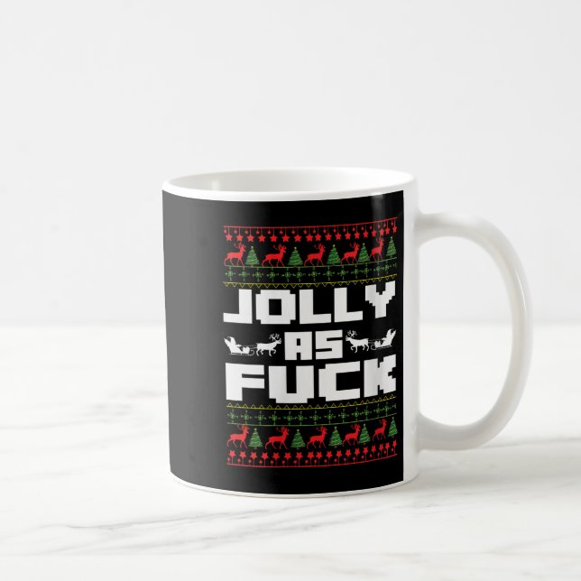 Womens Jolly As For Funny Christmas Raunchy Cuss W Kaffeetasse (Rechts)