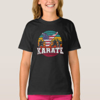 Women's Karate - Girls Martial Arts USA Flag