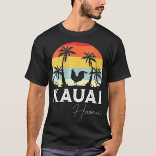 Womens Kauai Hawaii Chicken Lover Souvenir VNeck T-Shirt