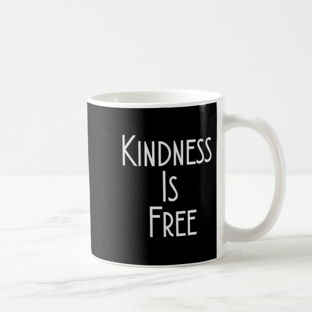 Womens Kindness Is Shirt Motivation Insration V-ne Kaffeetasse (Rechts)